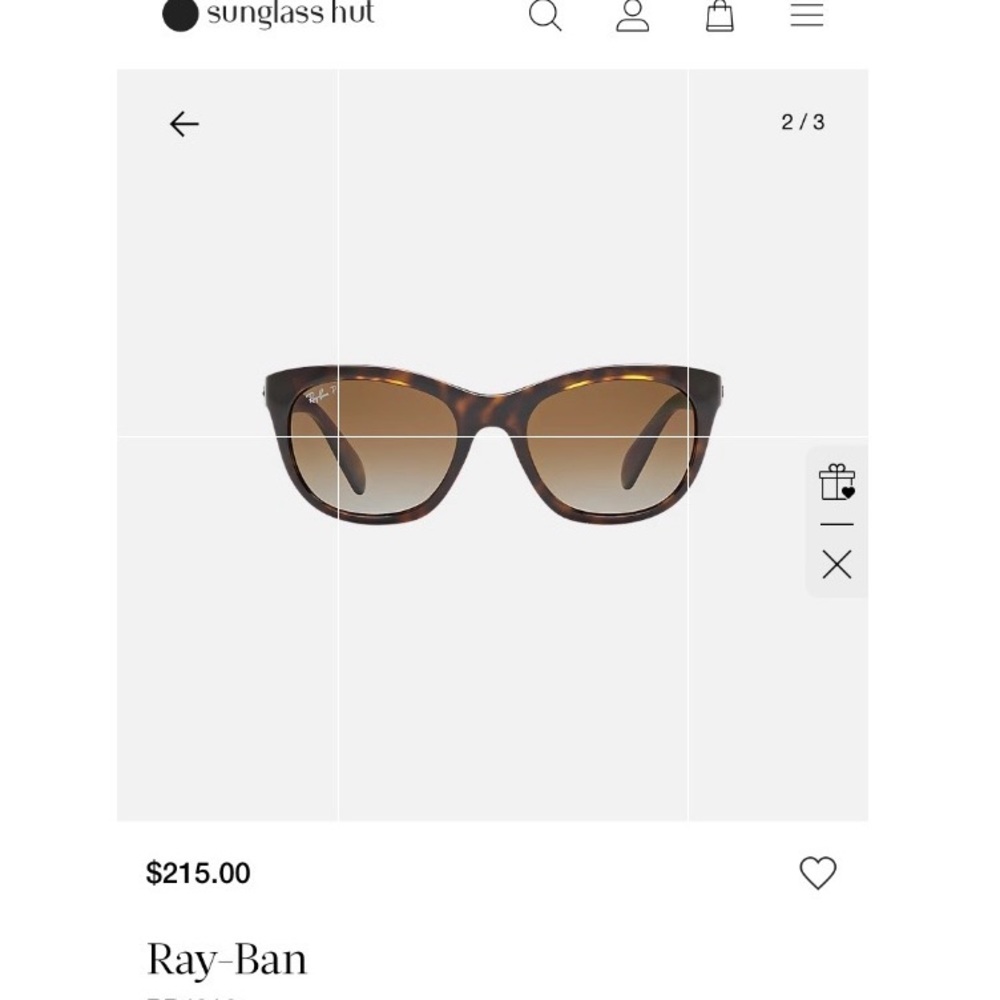 RAY-BAN Havana Brown Sunglasses NEW RB4216 - Picture 2 of 10